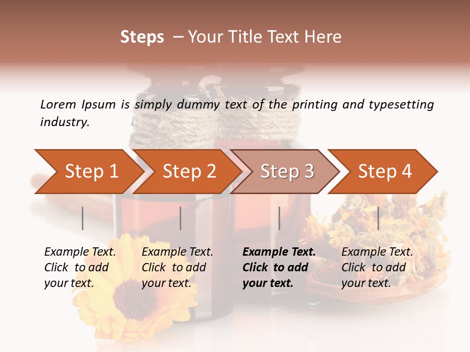 Sweet Wooden Plate PowerPoint Template