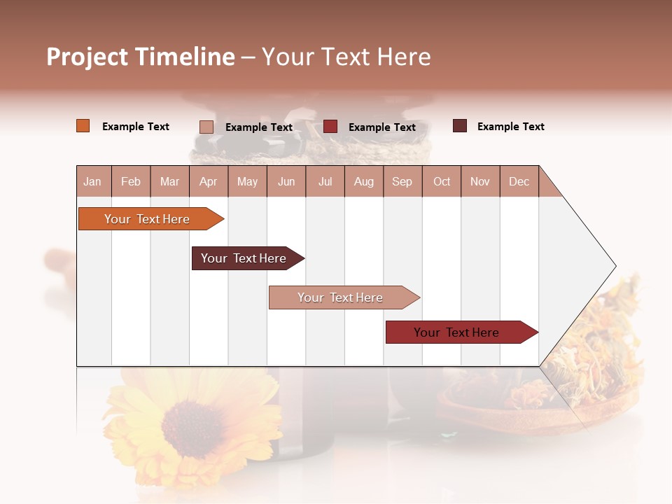 Sweet Wooden Plate PowerPoint Template