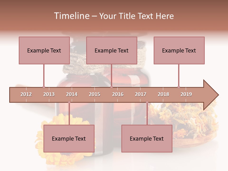 Sweet Wooden Plate PowerPoint Template