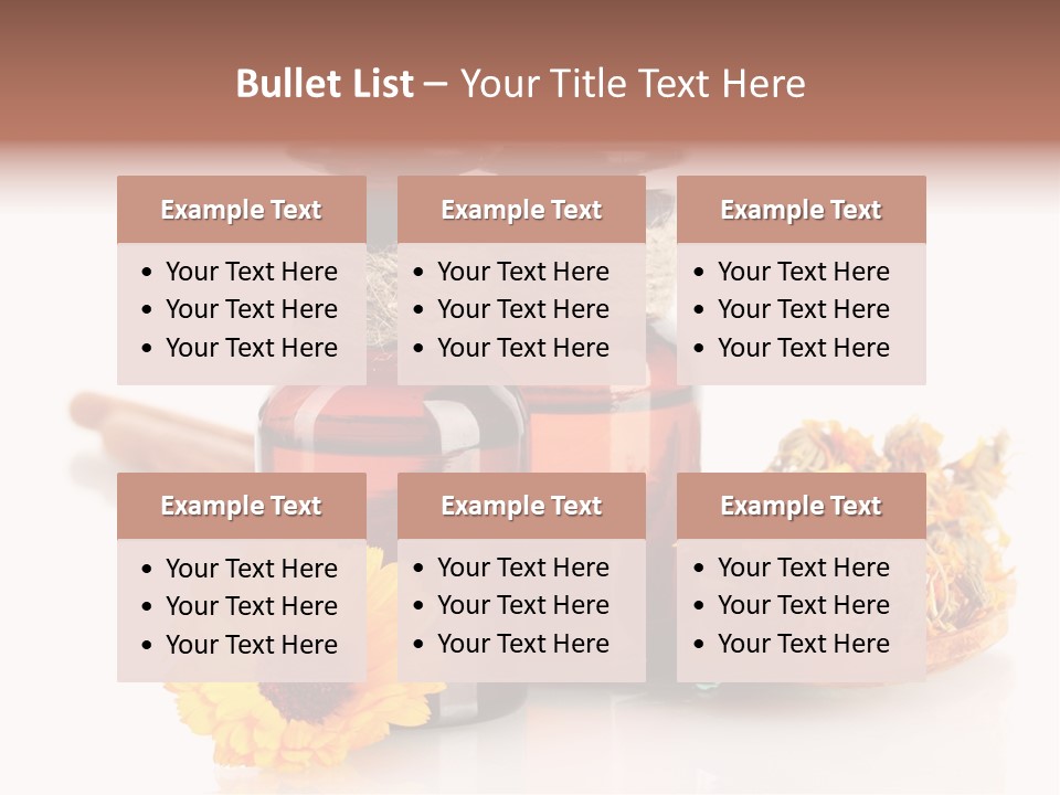 Sweet Wooden Plate PowerPoint Template