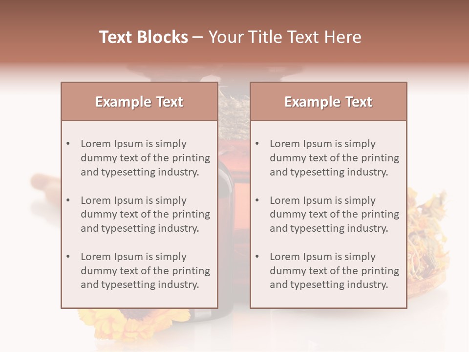 Sweet Wooden Plate PowerPoint Template