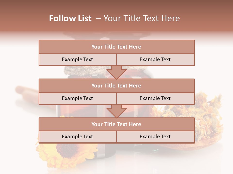 Sweet Wooden Plate PowerPoint Template