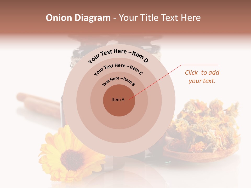 Sweet Wooden Plate PowerPoint Template