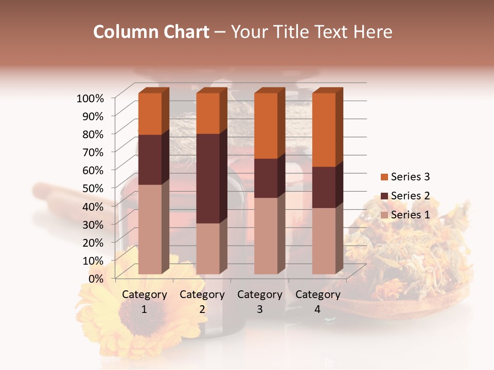 Sweet Wooden Plate PowerPoint Template