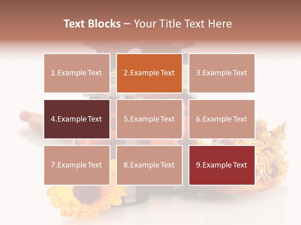 Sweet Wooden Plate PowerPoint Template