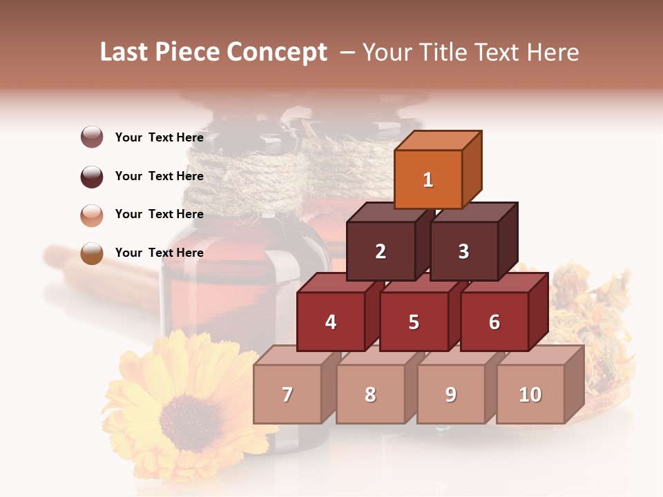 Sweet Wooden Plate PowerPoint Template