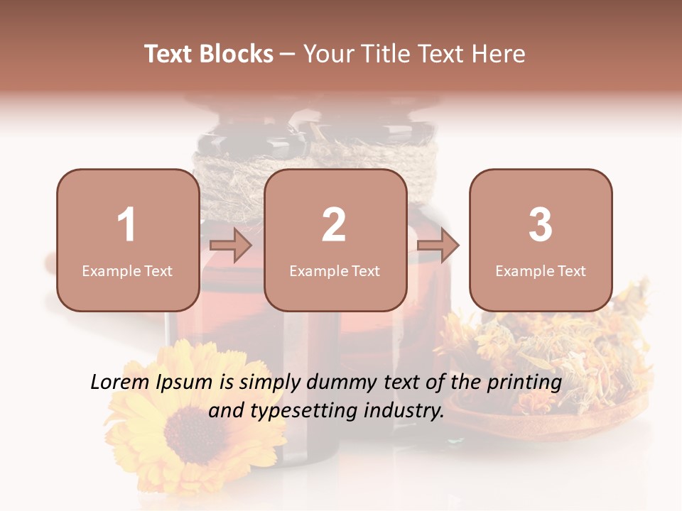 Sweet Wooden Plate PowerPoint Template