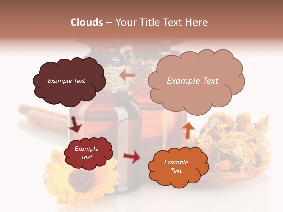 Sweet Wooden Plate PowerPoint Template