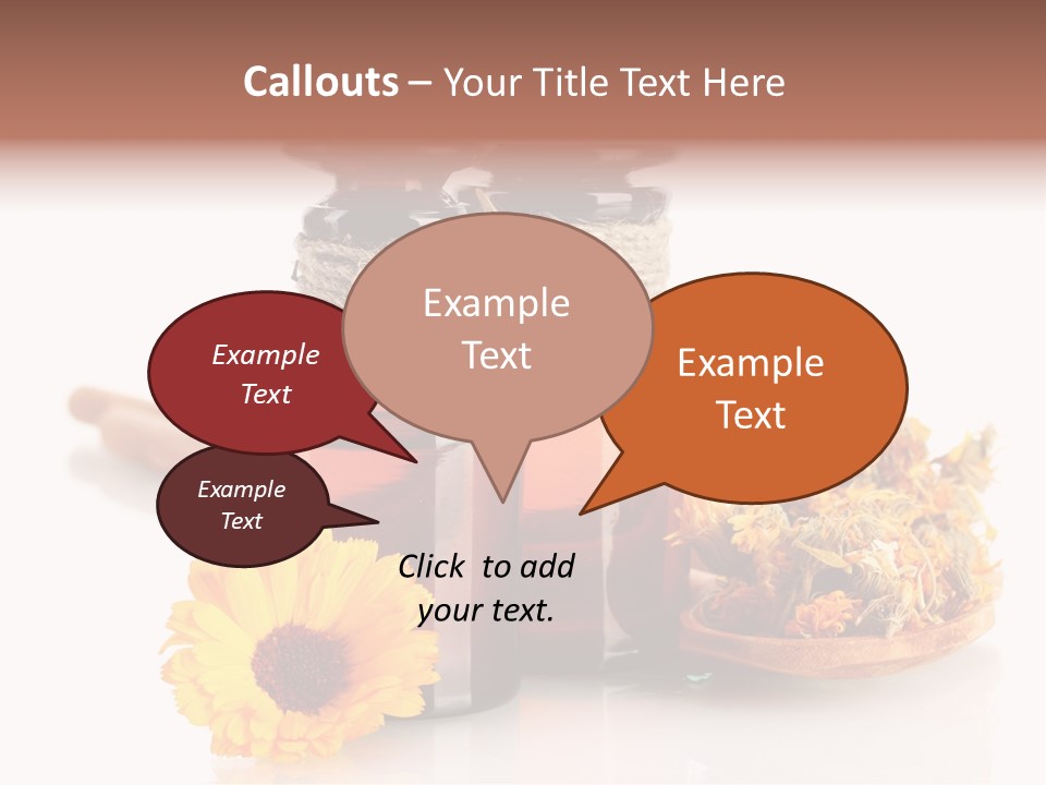 Sweet Wooden Plate PowerPoint Template