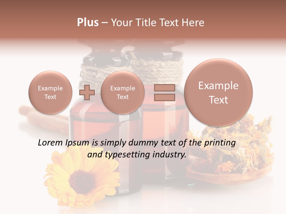 Sweet Wooden Plate PowerPoint Template