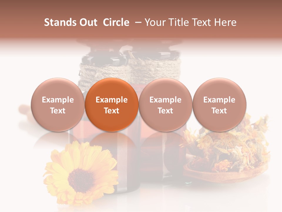 Sweet Wooden Plate PowerPoint Template