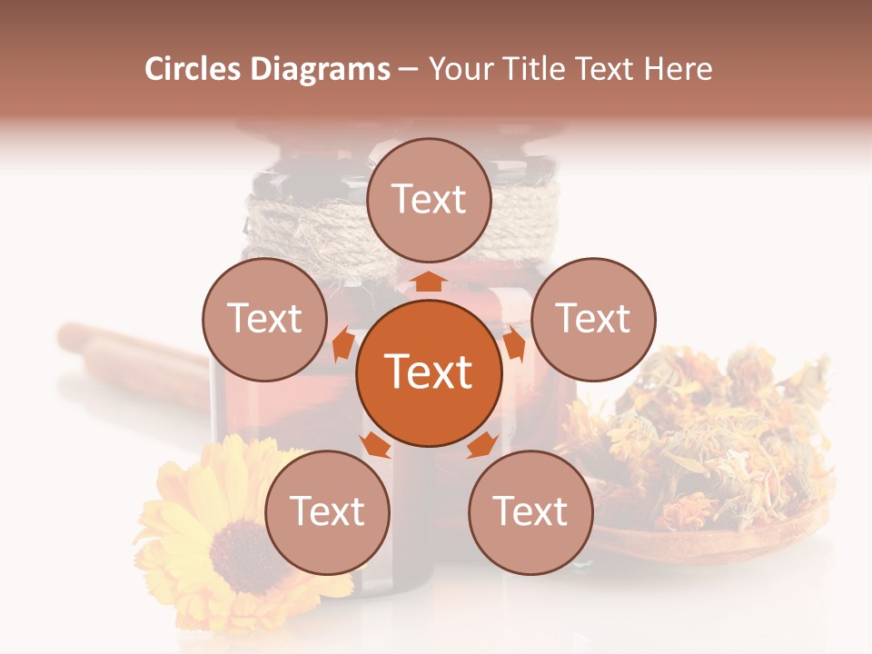 Sweet Wooden Plate PowerPoint Template