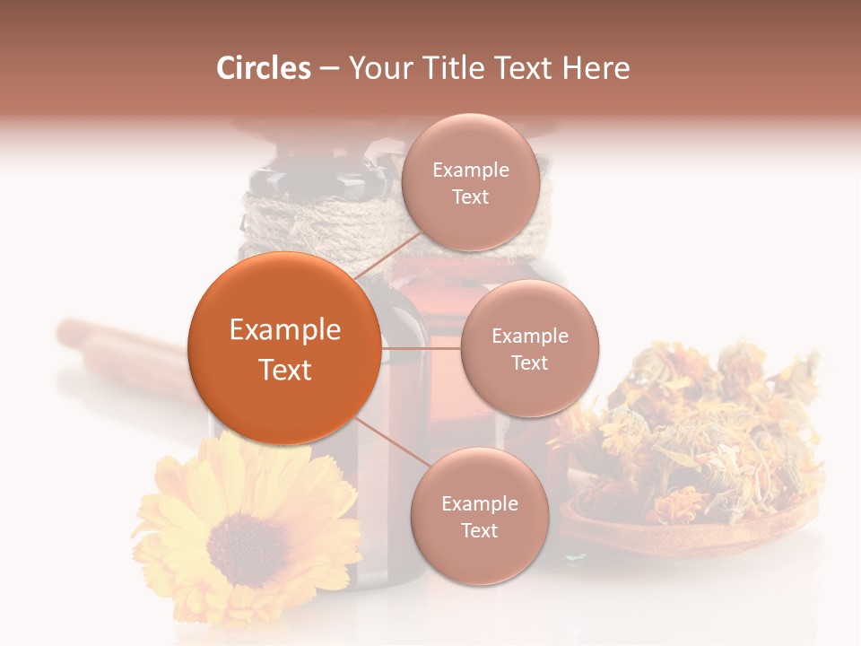 Sweet Wooden Plate PowerPoint Template