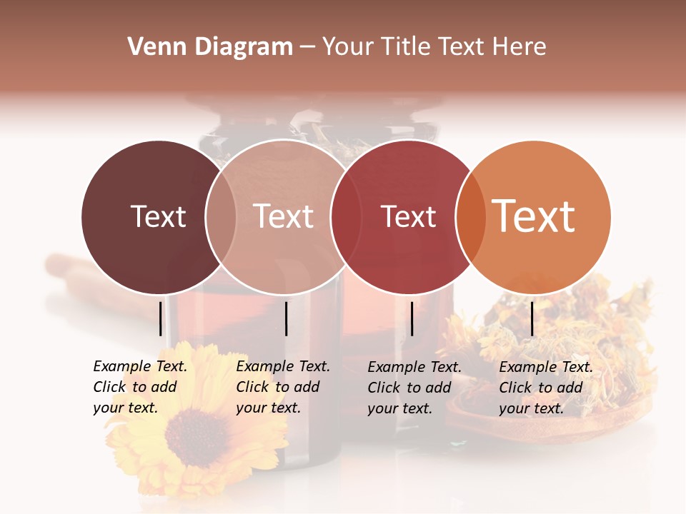 Sweet Wooden Plate PowerPoint Template