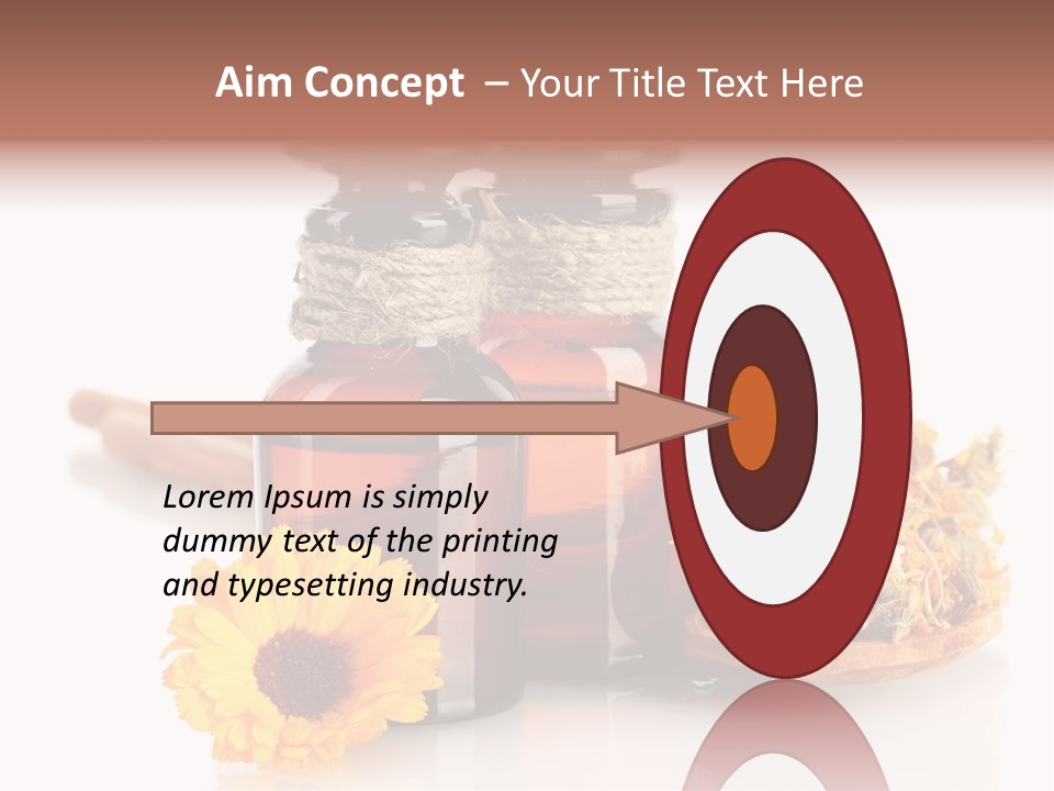 Sweet Wooden Plate PowerPoint Template