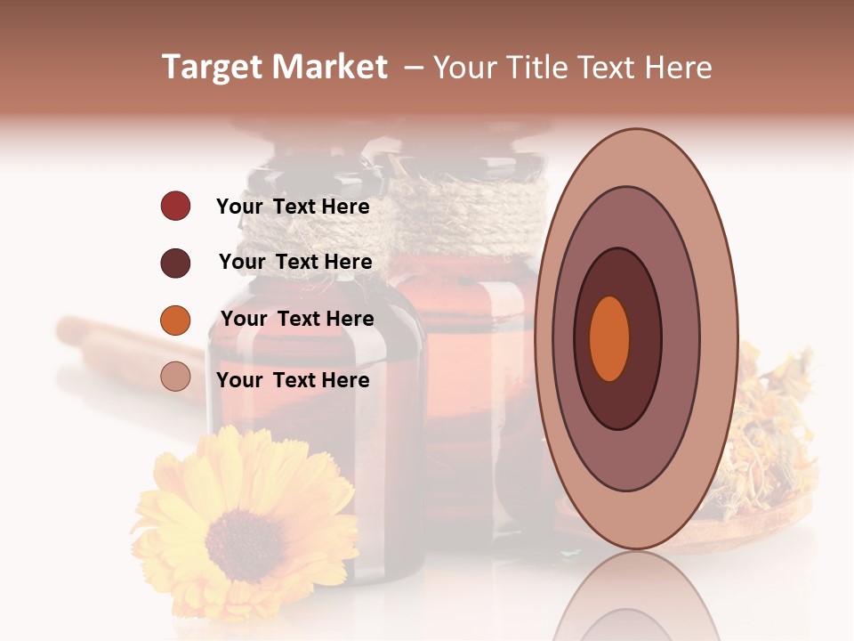 Sweet Wooden Plate PowerPoint Template