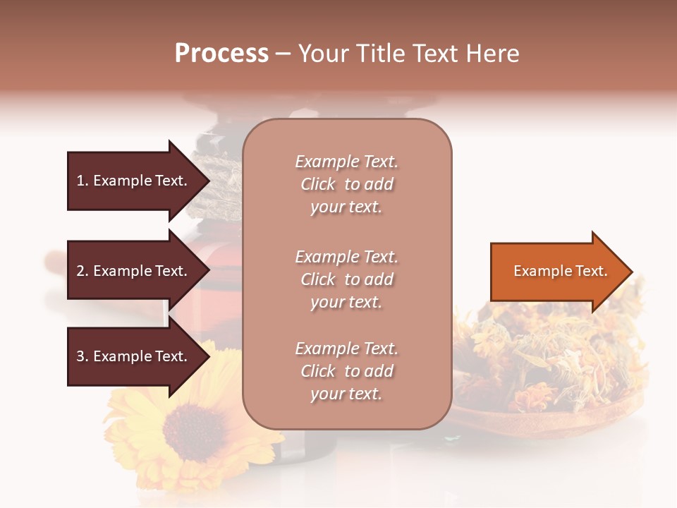 Sweet Wooden Plate PowerPoint Template