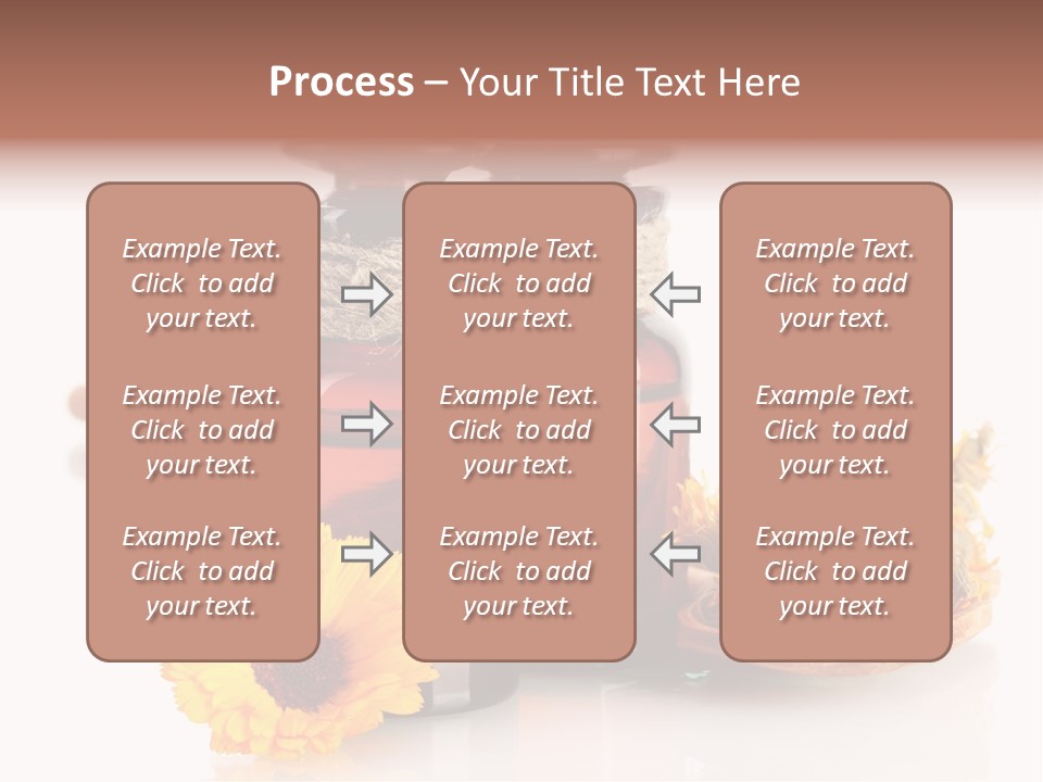 Sweet Wooden Plate PowerPoint Template