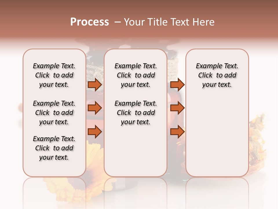 Sweet Wooden Plate PowerPoint Template