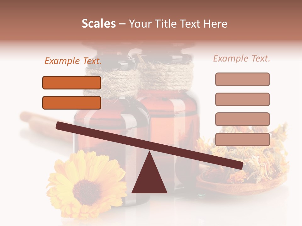 Sweet Wooden Plate PowerPoint Template