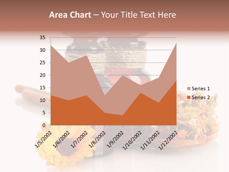 Sweet Wooden Plate PowerPoint Template