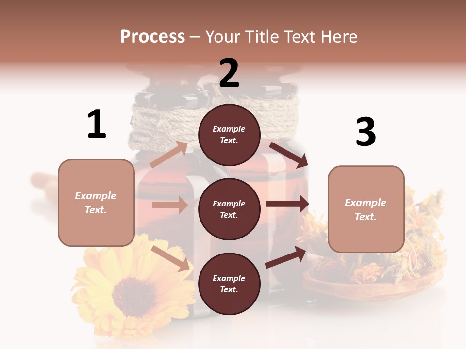 Sweet Wooden Plate PowerPoint Template