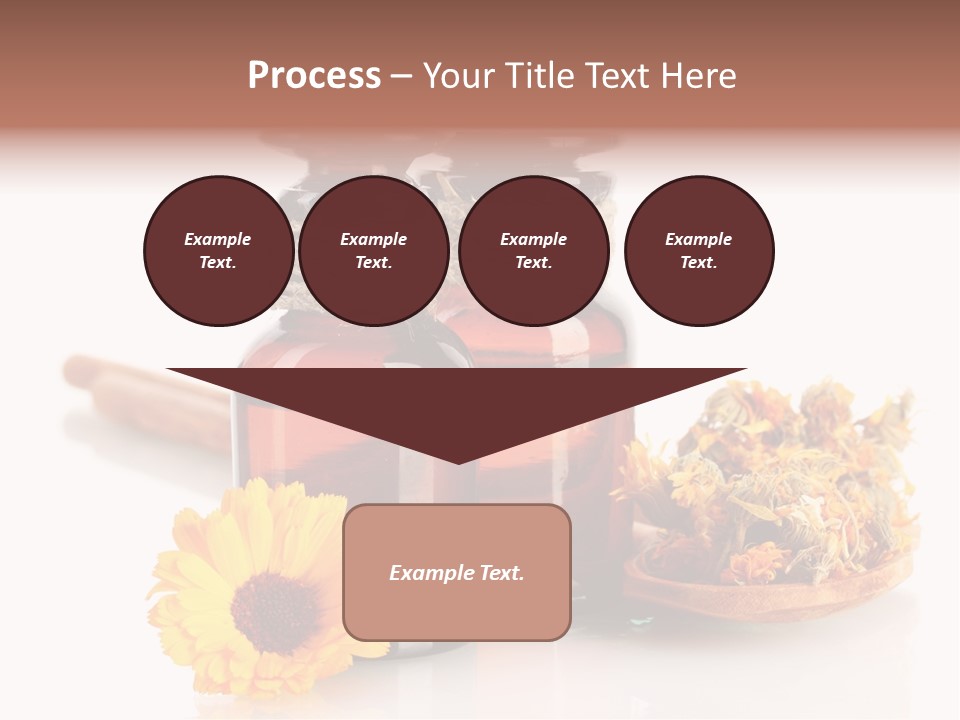 Sweet Wooden Plate PowerPoint Template