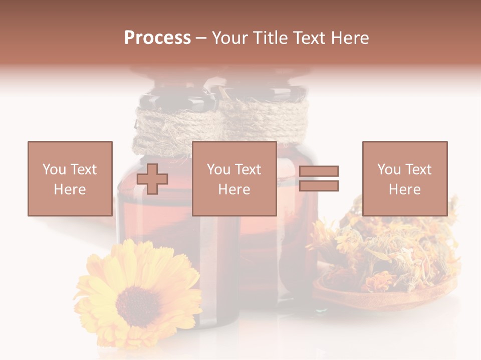 Sweet Wooden Plate PowerPoint Template