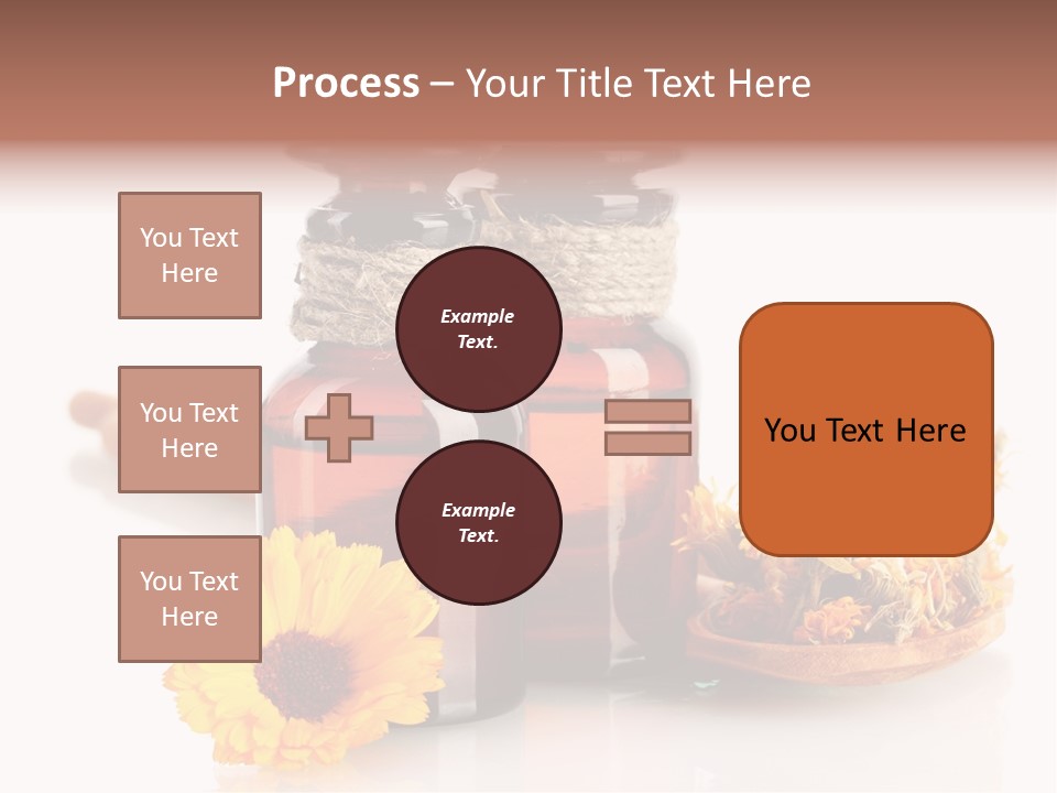 Sweet Wooden Plate PowerPoint Template