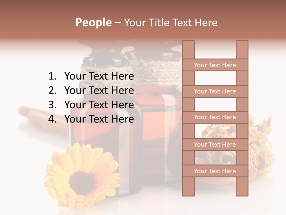 Sweet Wooden Plate PowerPoint Template