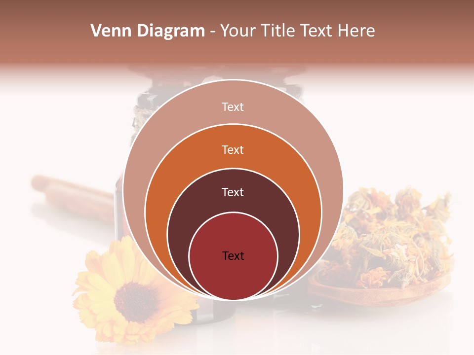 Sweet Wooden Plate PowerPoint Template