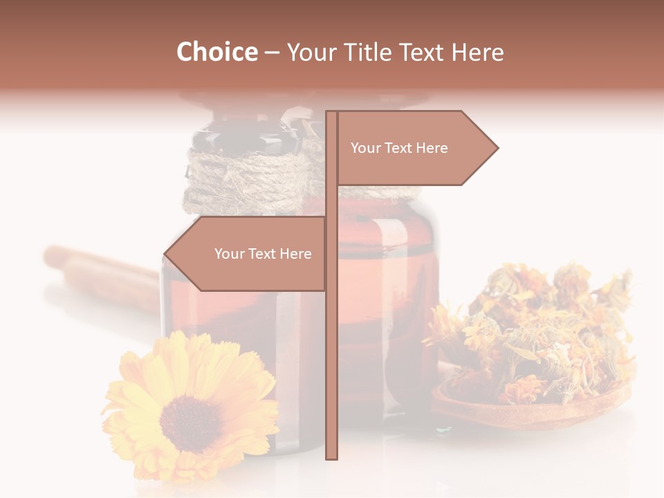 Sweet Wooden Plate PowerPoint Template