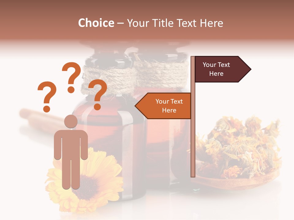 Sweet Wooden Plate PowerPoint Template