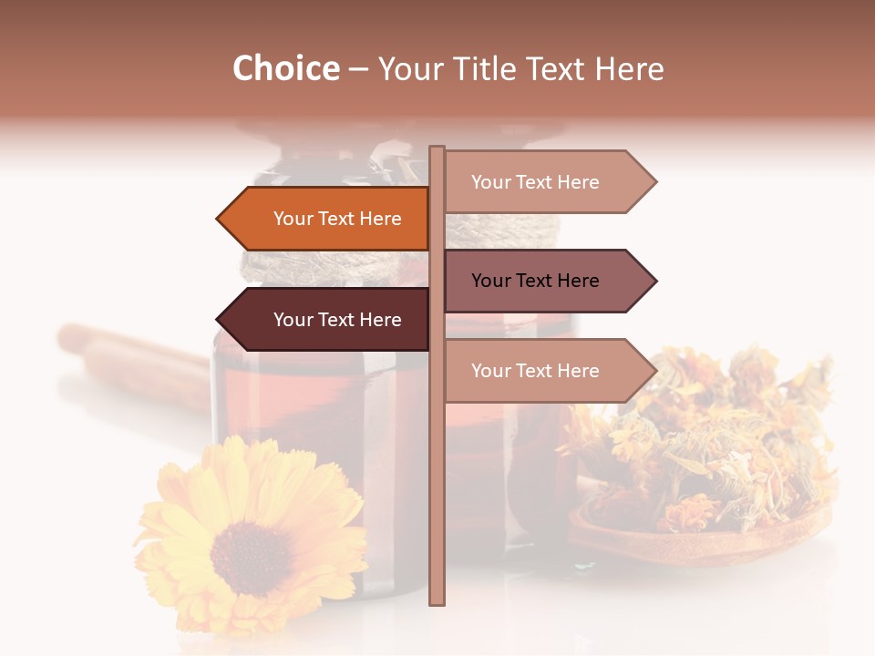 Sweet Wooden Plate PowerPoint Template