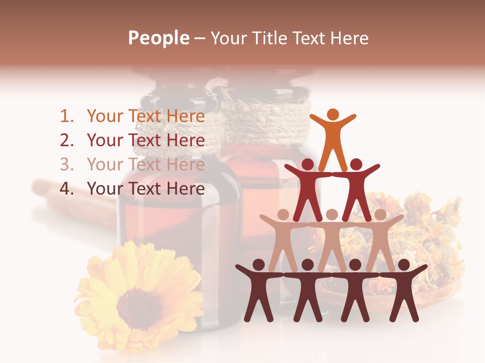 Sweet Wooden Plate PowerPoint Template