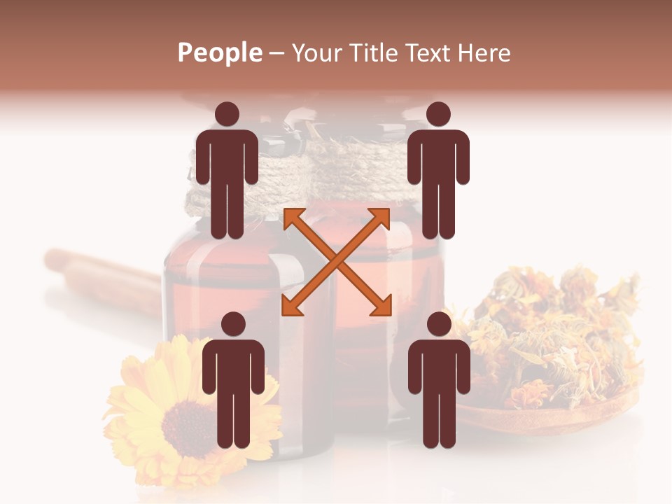 Sweet Wooden Plate PowerPoint Template