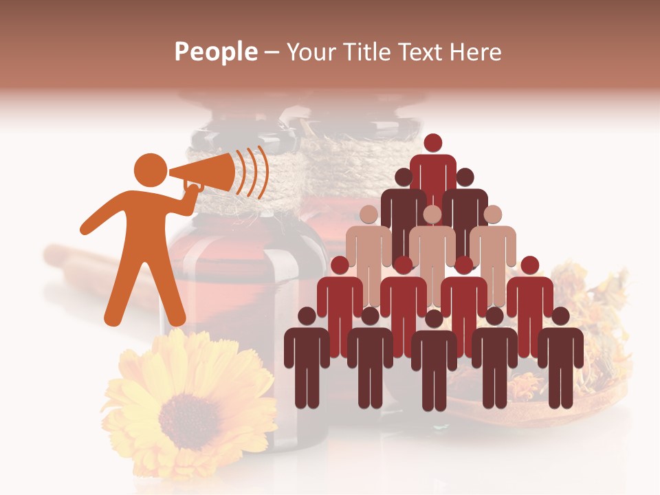 Sweet Wooden Plate PowerPoint Template