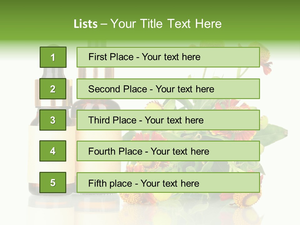 Medical Wildflower Essential PowerPoint Template
