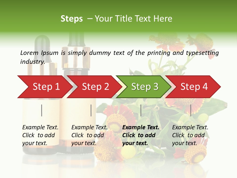 Medical Wildflower Essential PowerPoint Template