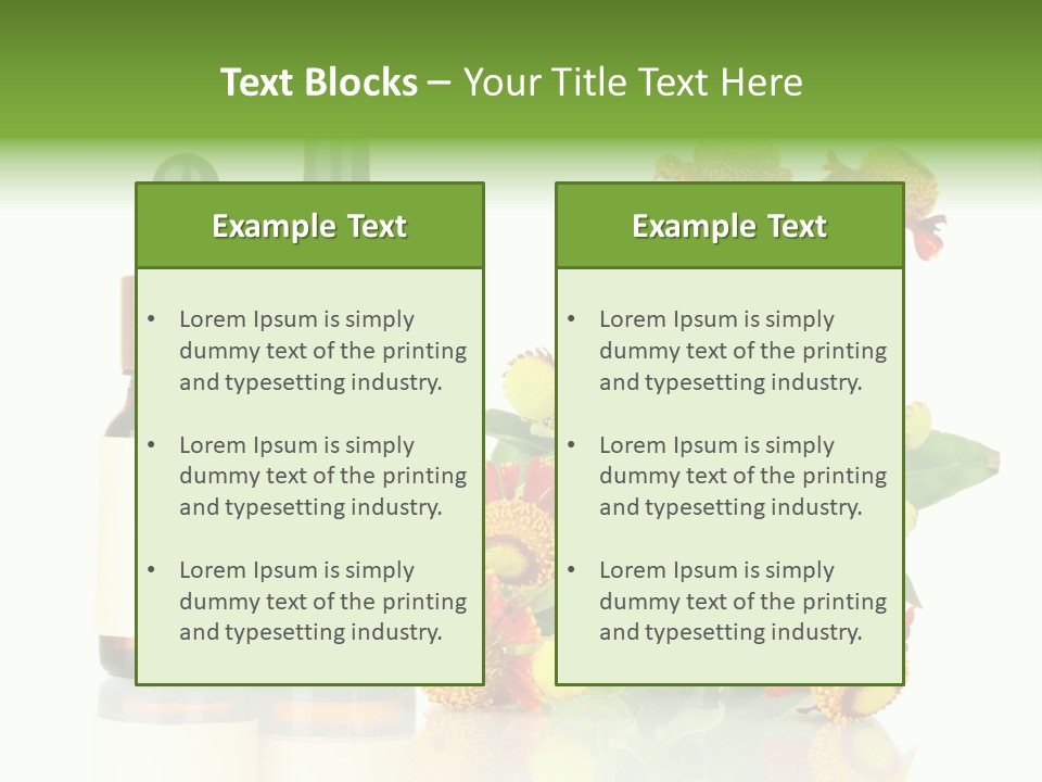 Medical Wildflower Essential PowerPoint Template