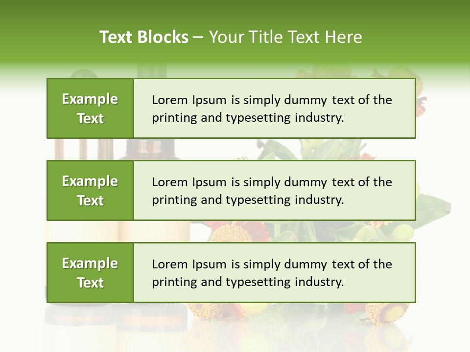 Medical Wildflower Essential PowerPoint Template