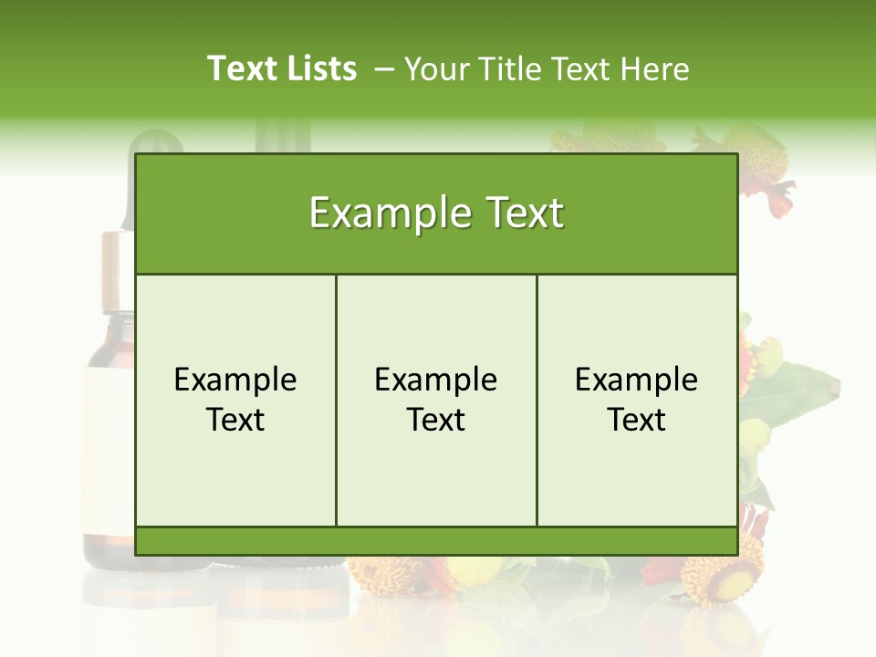 Medical Wildflower Essential PowerPoint Template