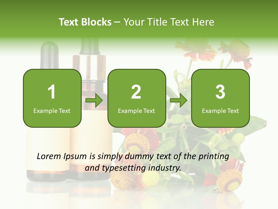 Medical Wildflower Essential PowerPoint Template