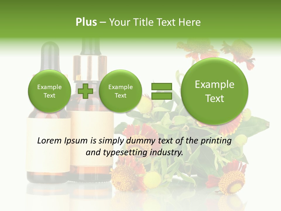 Medical Wildflower Essential PowerPoint Template