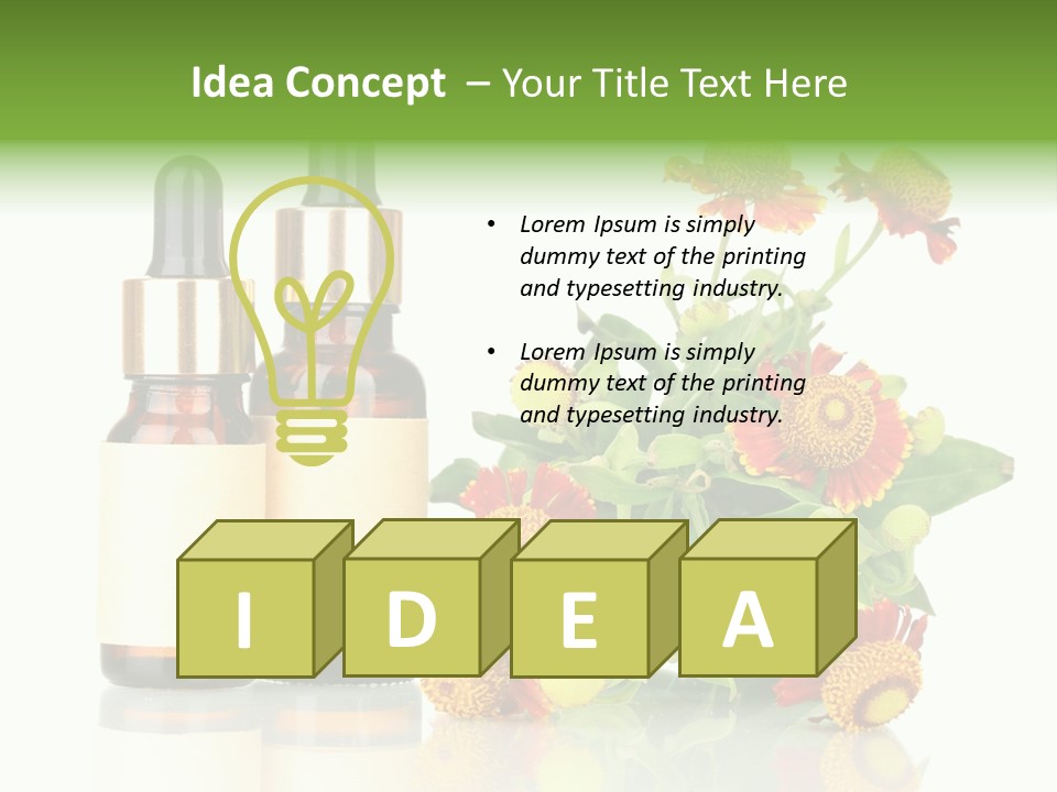 Medical Wildflower Essential PowerPoint Template