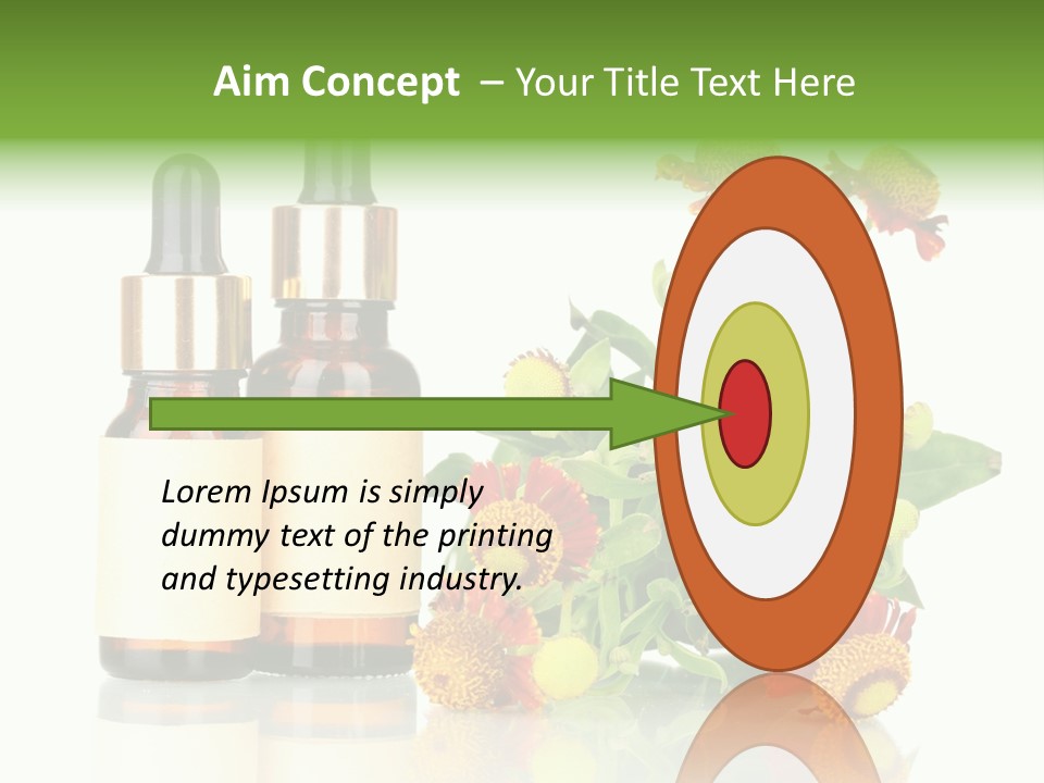 Medical Wildflower Essential PowerPoint Template