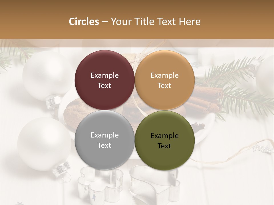 Cinnamon Chocolate Cut PowerPoint Template
