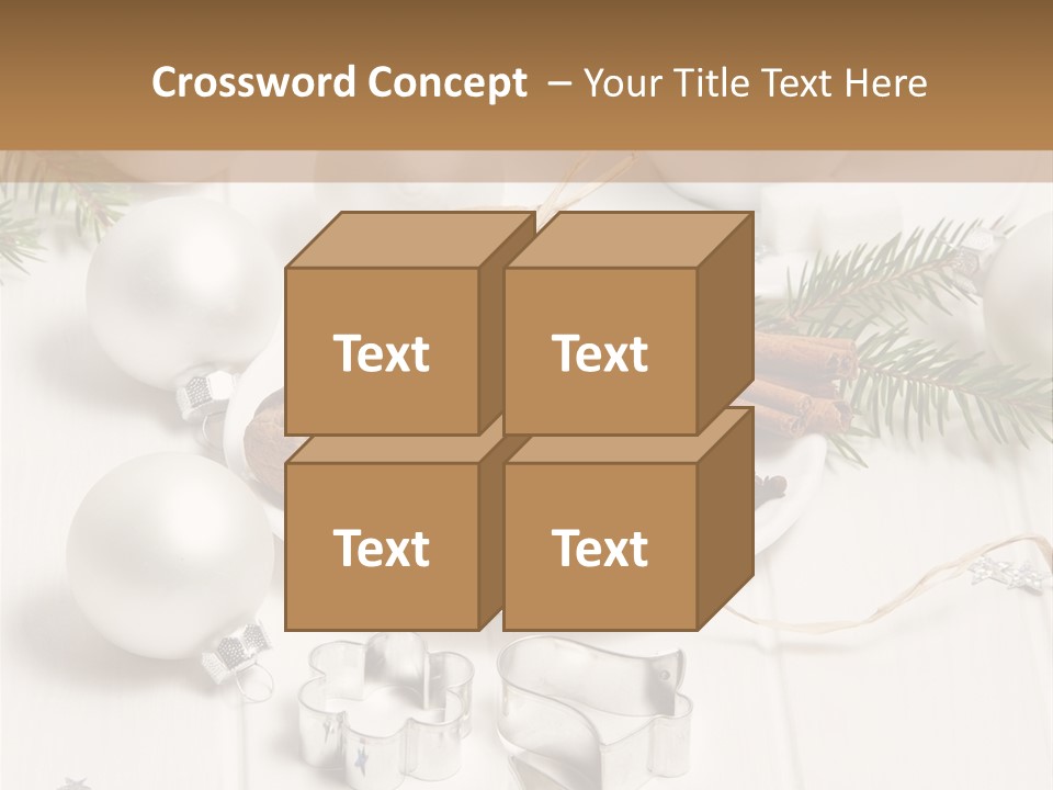 Cinnamon Chocolate Cut PowerPoint Template