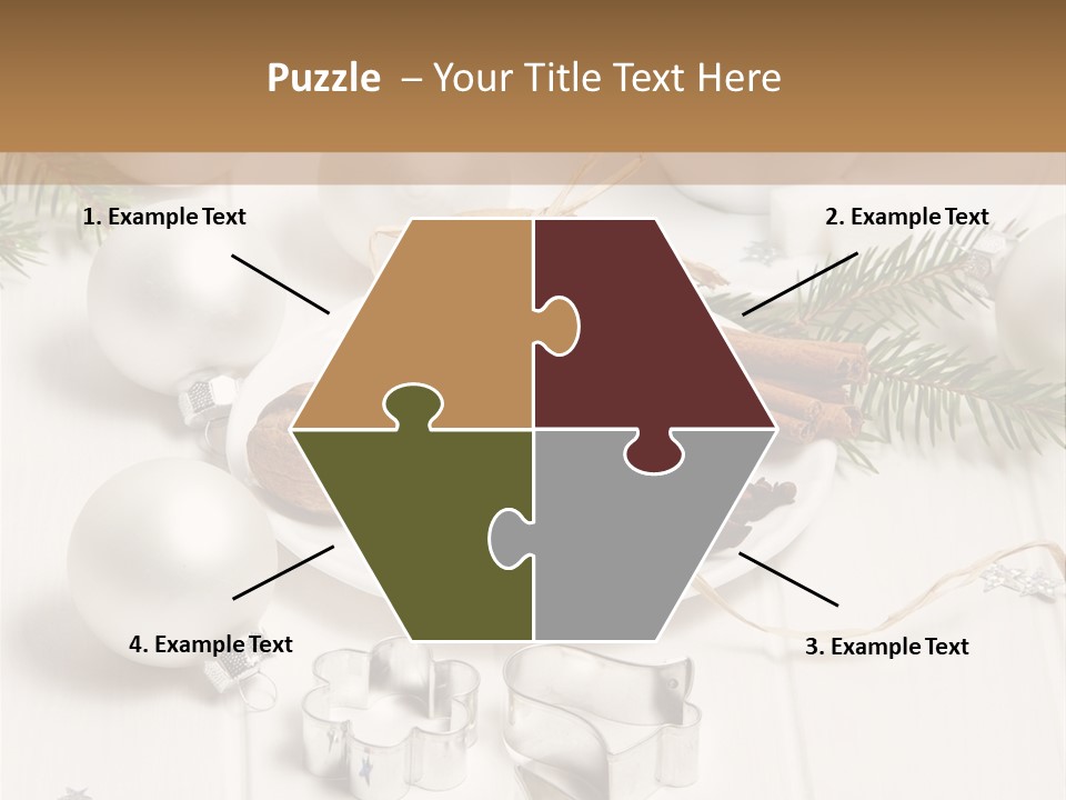 Cinnamon Chocolate Cut PowerPoint Template