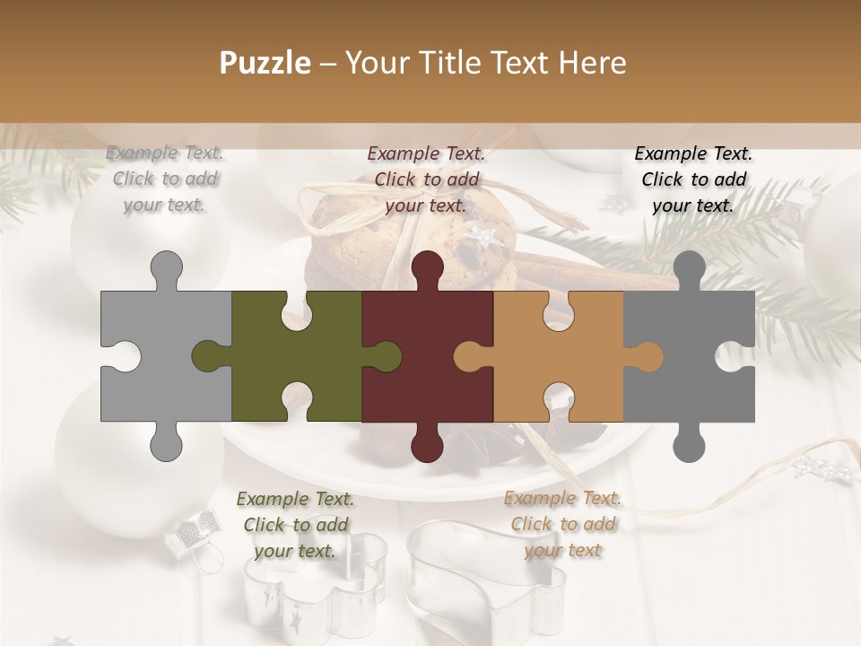 Cinnamon Chocolate Cut PowerPoint Template